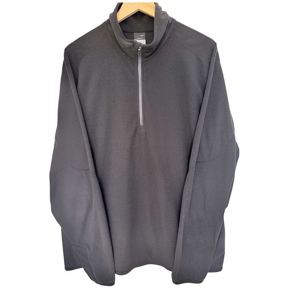 Nike Dri Fit Quarter Zip Pullover Mens Medium Black Fiesta Bowl Athletic